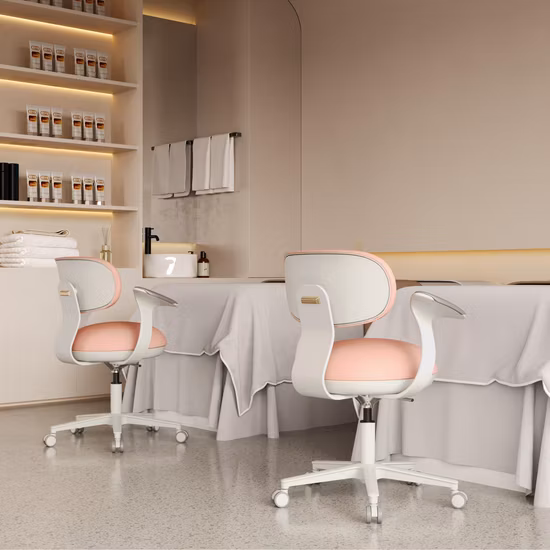 Adjustable Hydraulic Salon Rolling Stool for SPA Massage