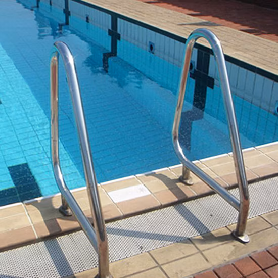 Maßgeschneiderte Schwimmbadhandläufe oberirdische Poolgeländer