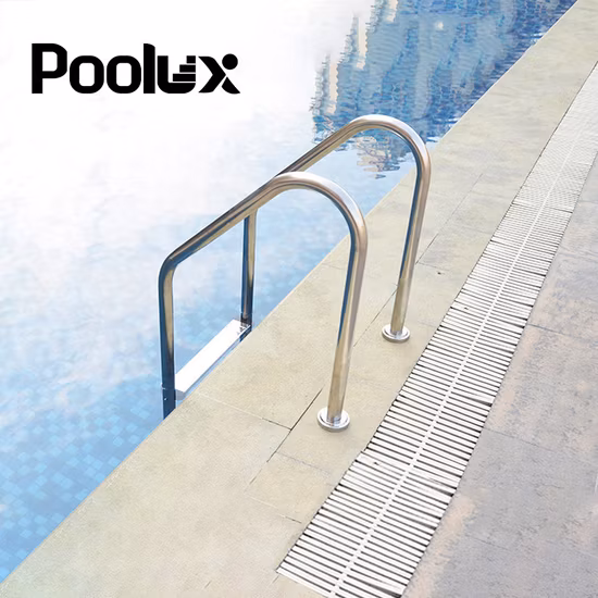 Hochwertiger Fabrikpreis für den Außenbereich mit Sicherheitshandlauf für Poolschwimmen und SPA-Pool-Leiter aus Edelstahlmaterial